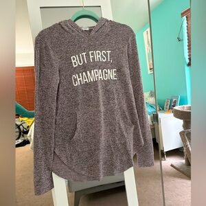 Grayson Threads Heathered Mauve Pullover Hoodie